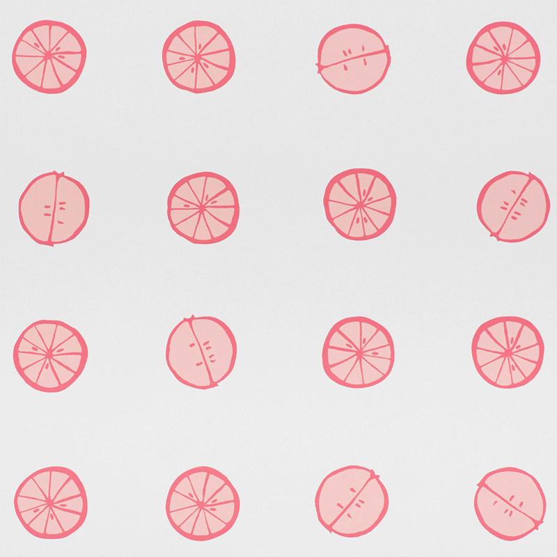 Schumacher Lemonade Grapefruit Wallpaper