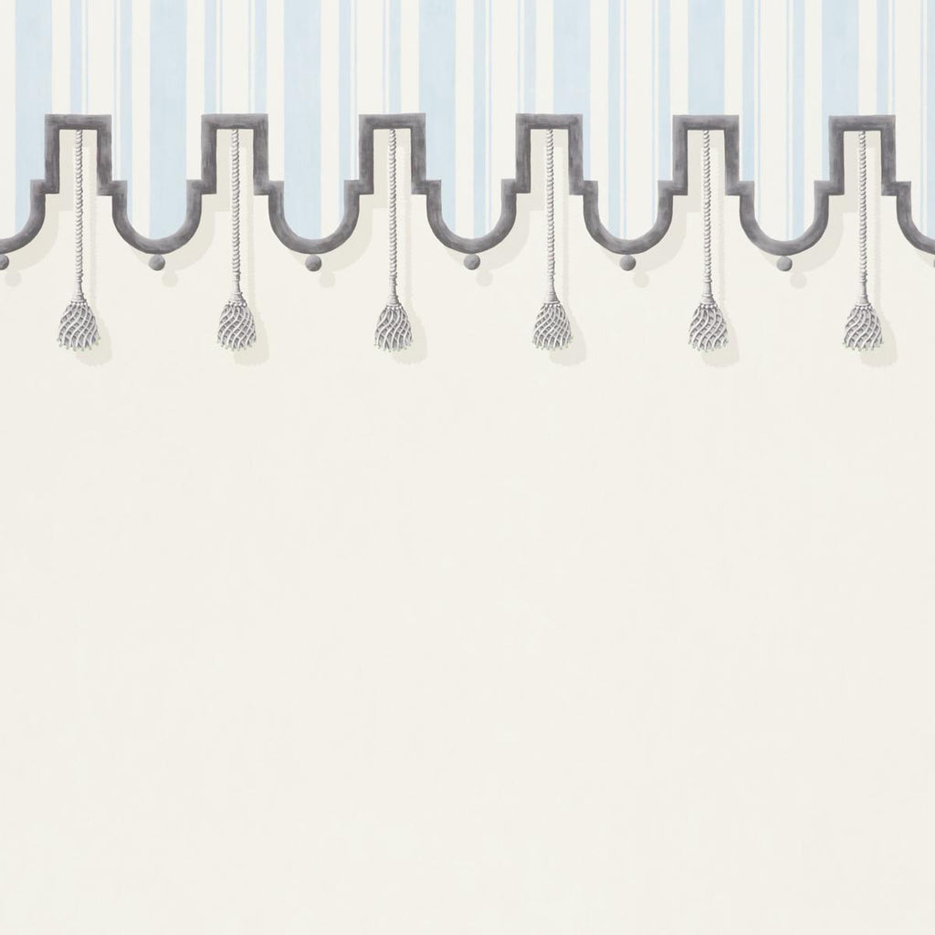 Schumacher Villa Panel Sky Wallpaper