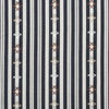 Schumacher Rhodes Stripe Black Fabric