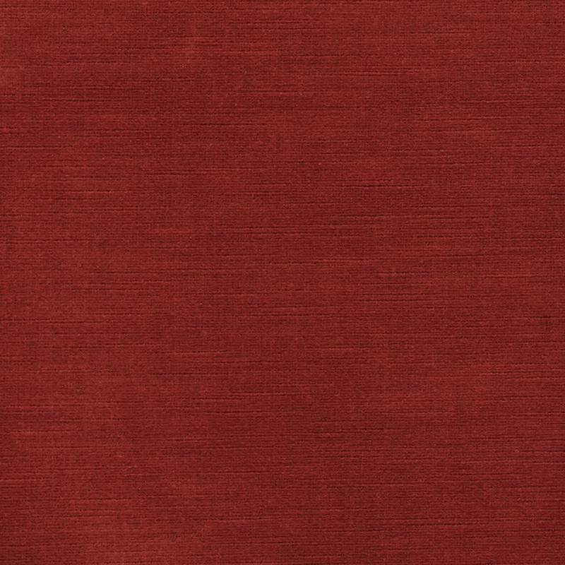 Schumacher Antique Linen Velvet Ii Russet Fabric