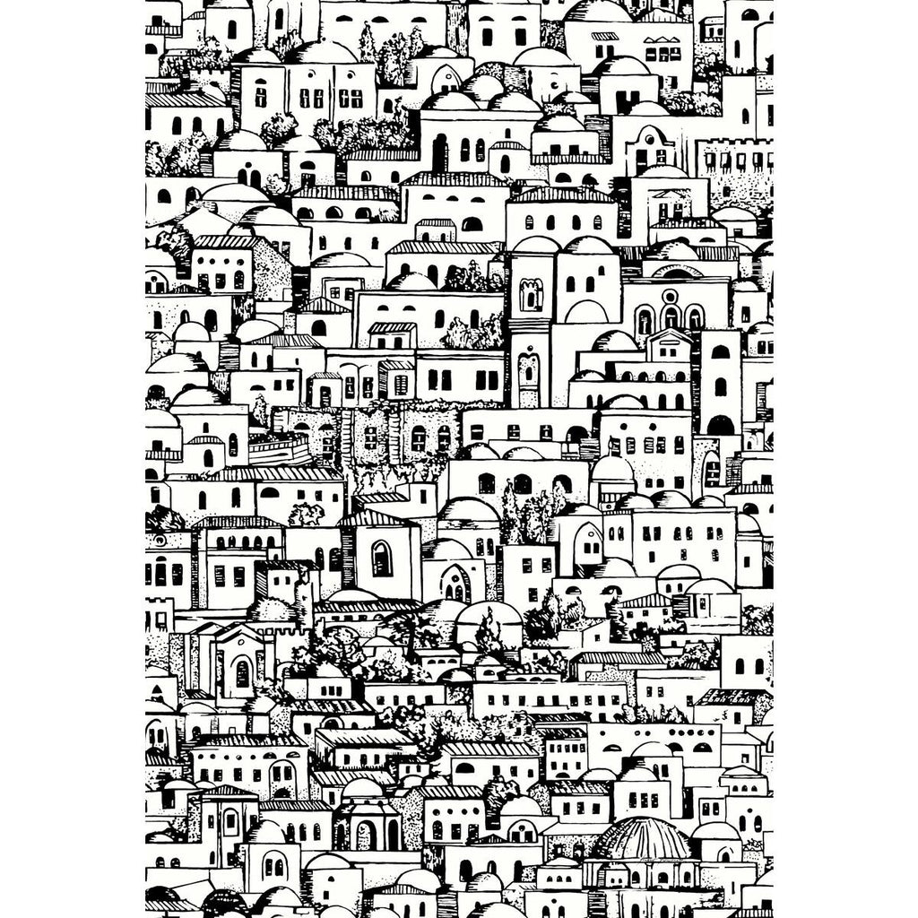 Cole & Son Mediterranea White/Black Wallpaper