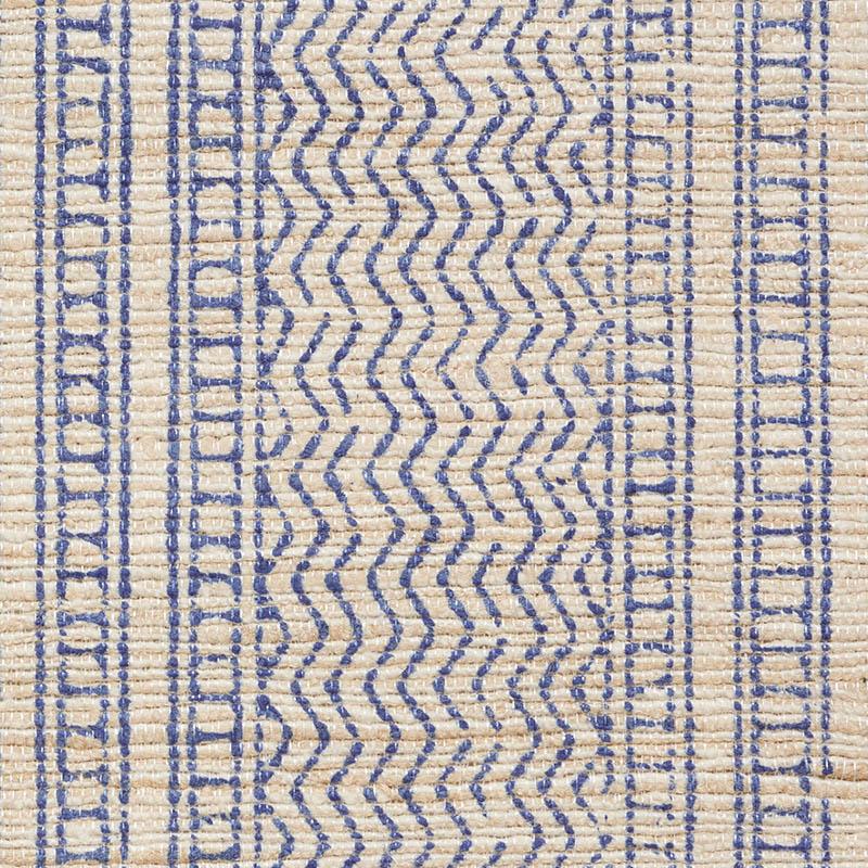 Schumacher Mohave Indigo Fabric