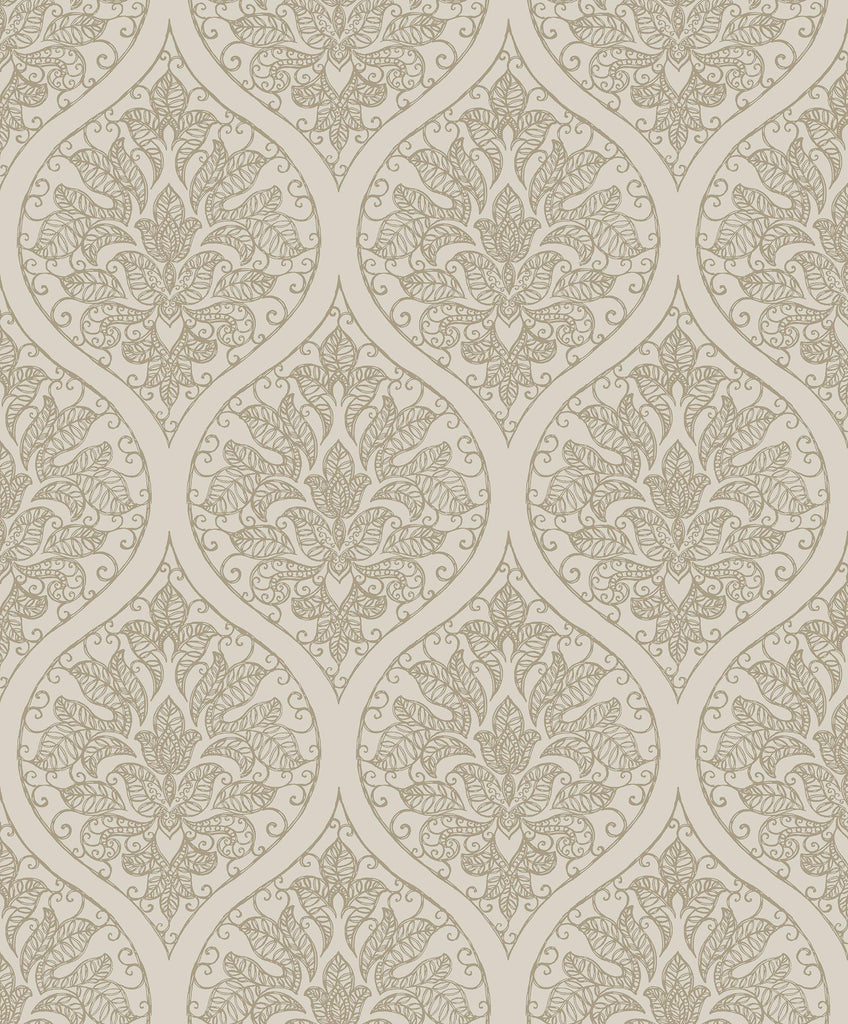 Galerie Emporium Ogee Cream Wallpaper