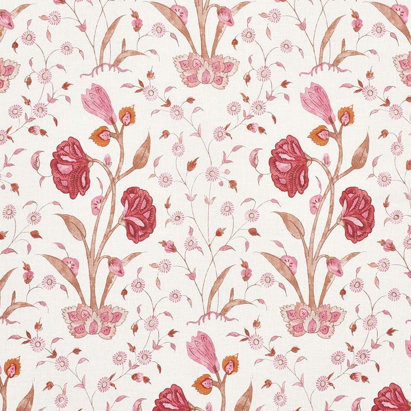 Schumacher Khilana Floral Rose Fabric