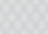 Seabrook Diamond Cork Metallic Silver And White Wallpaper