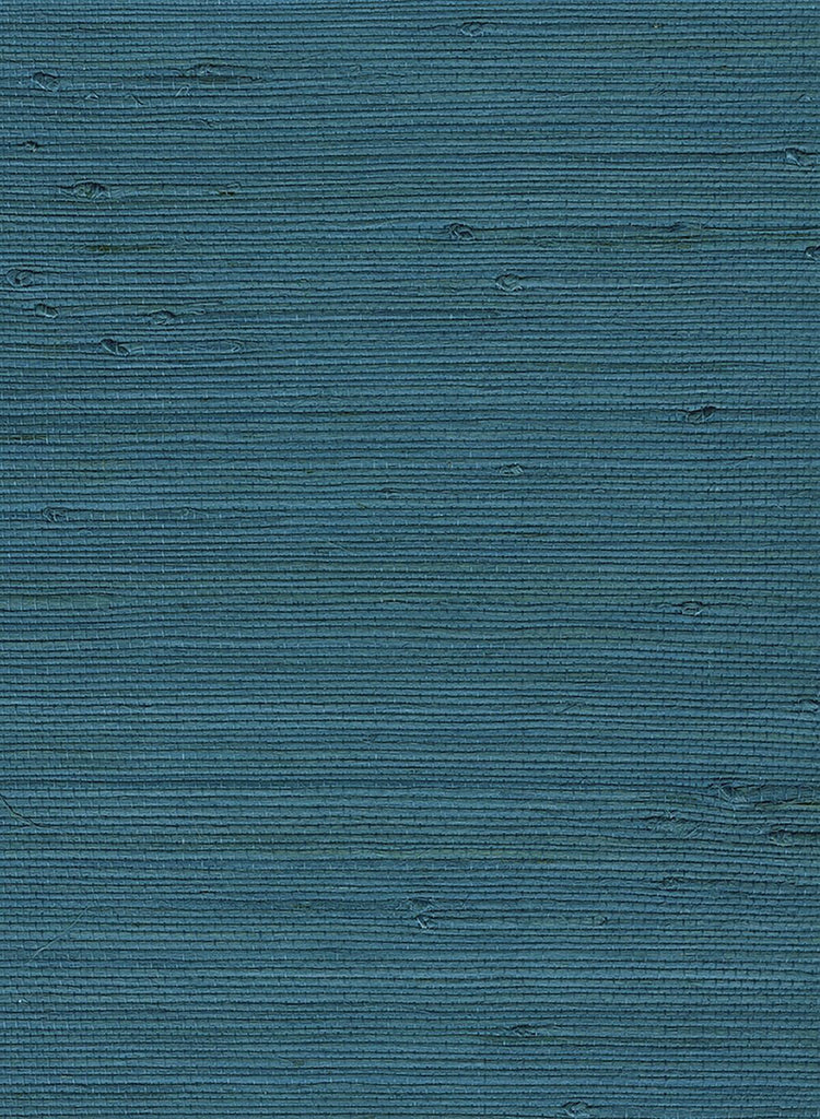 Seabrook Jute Blue Wallpaper