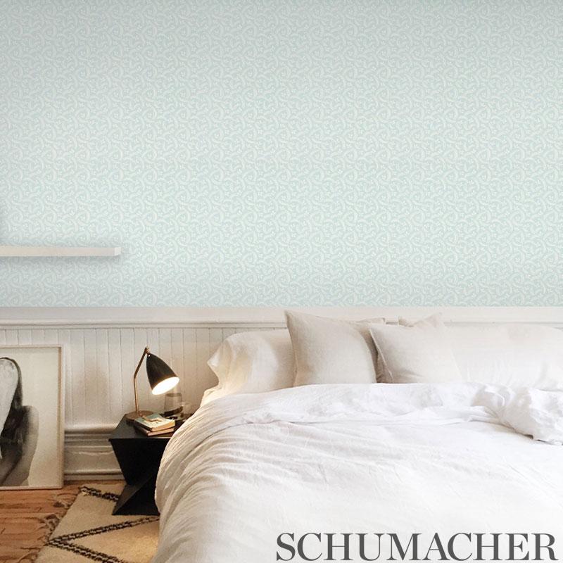 Schumacher Delia Dove Wallpaper