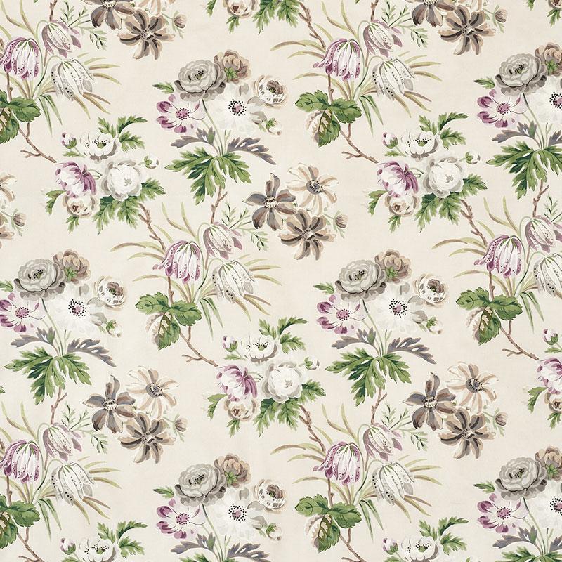 Schumacher Cecil Chintz Wisteria Fabric