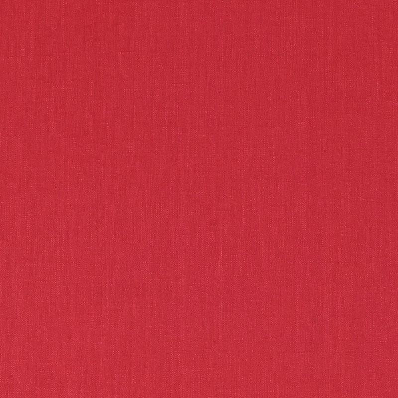 Schumacher Lange Glazed Linen Poppy Fabric