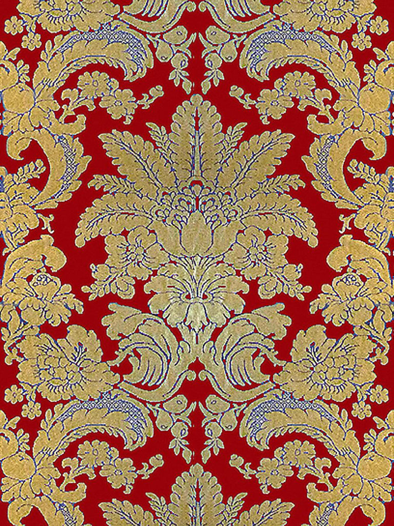 Old World Weavers Damas Parure Rubis Fabric