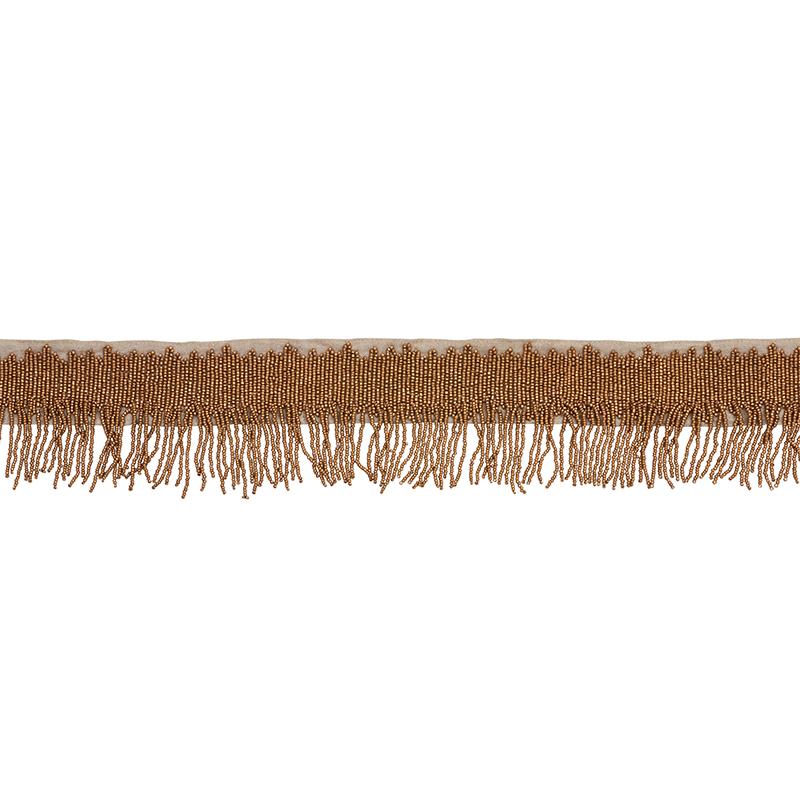 Schumacher Starling Beaded Fringe Gold Trim