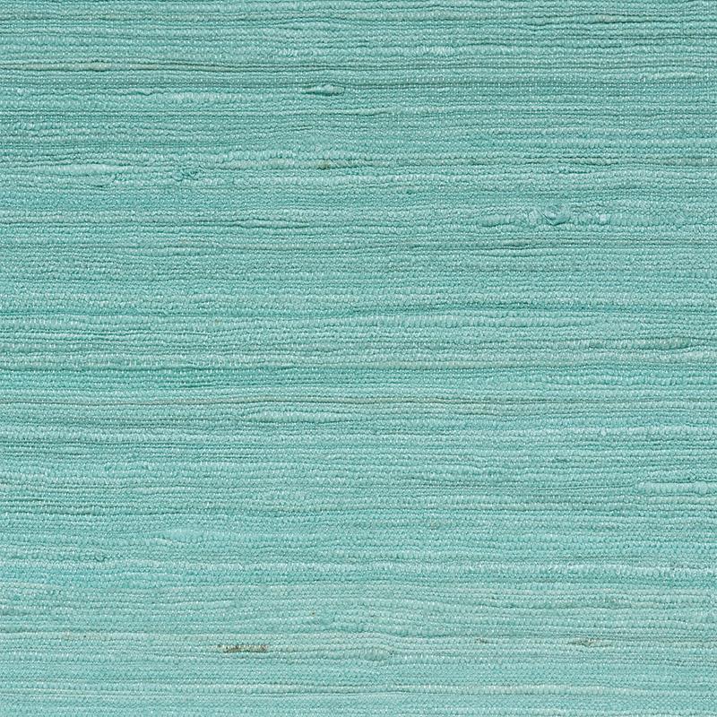 Schumacher Silk Strie Aqua Wallpaper