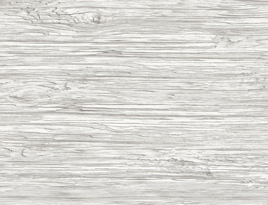 Seabrook Washed Shiplap Embossed Vinyl Grey Wallpaper