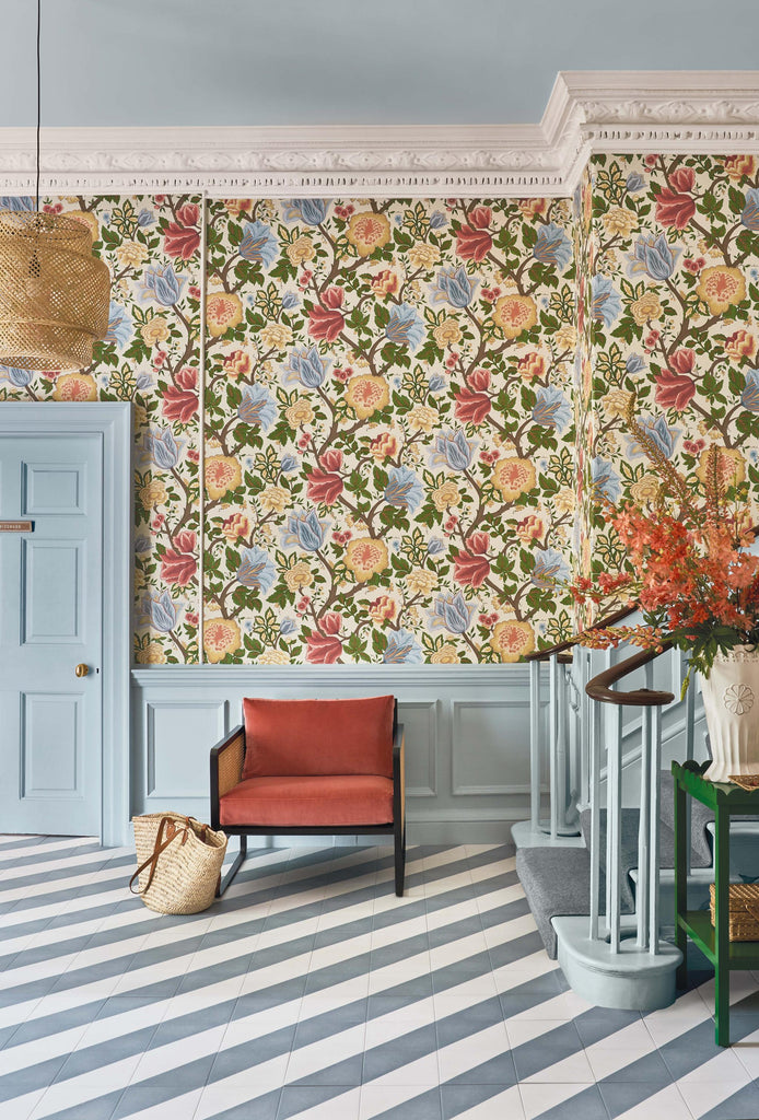 Cole & Son MIDSUMMER BLOOM CH/RGE/LF Wallpaper