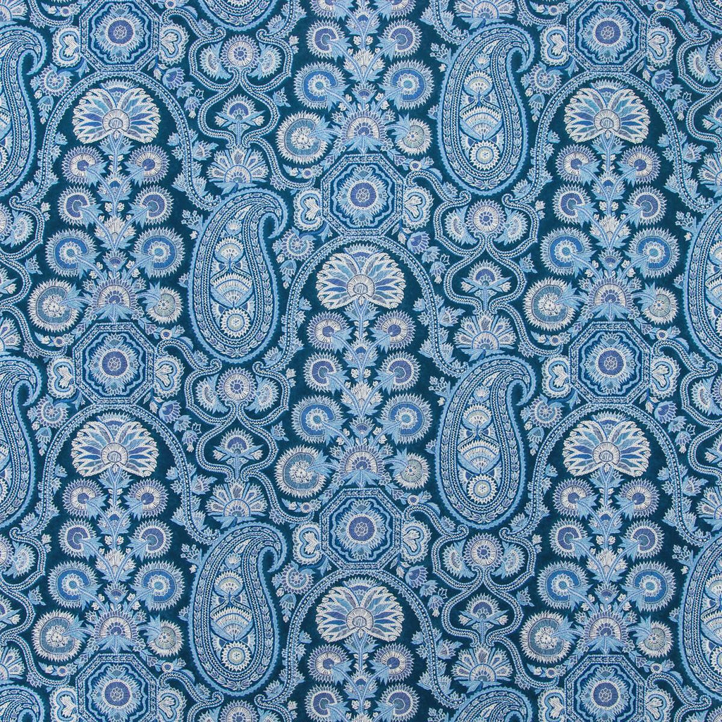 Brunschwig & Fils SARAYA PRINT INDIGO Fabric