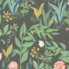 Borastapeter Spring Garden Charcoal Multi Wallpaper