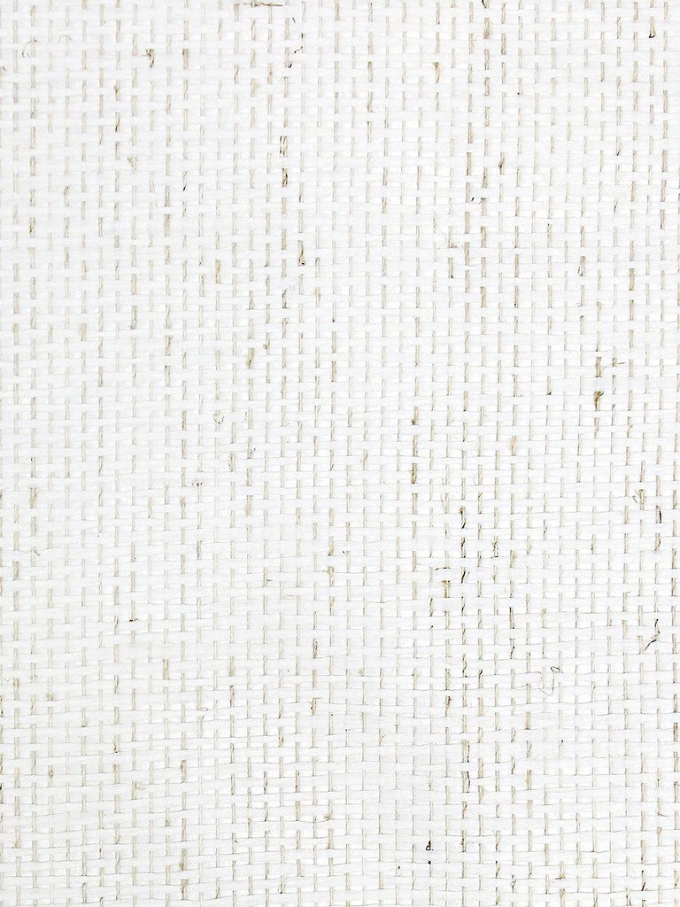 Scalamandre Basket Weave G1190 White Wallpaper