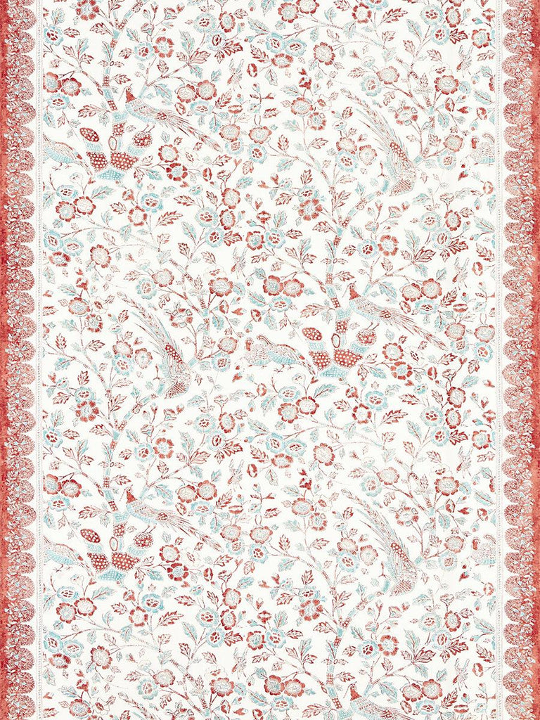 Scalamandre ANISSA PRINT CORAL SPICE Fabric