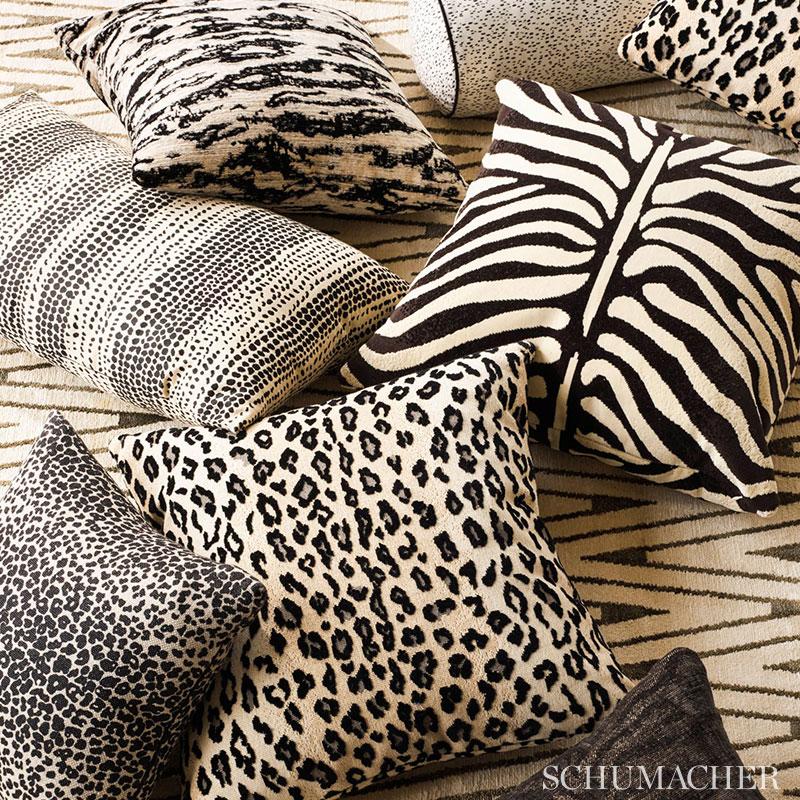 Schumacher Safari Pingl Leopard Fabric