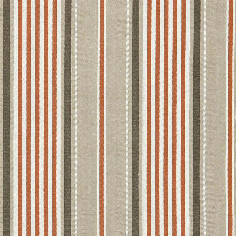 Schumacher Minzer Cotton Stripe Valencia Fabric