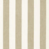 Schumacher Augustin Linen Stripe Linen / Ivory Fabric