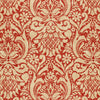 Schumacher Valencay Damask Terracotta Fabric