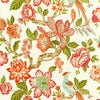 Schumacher Huntington Gardens Coral Fabric