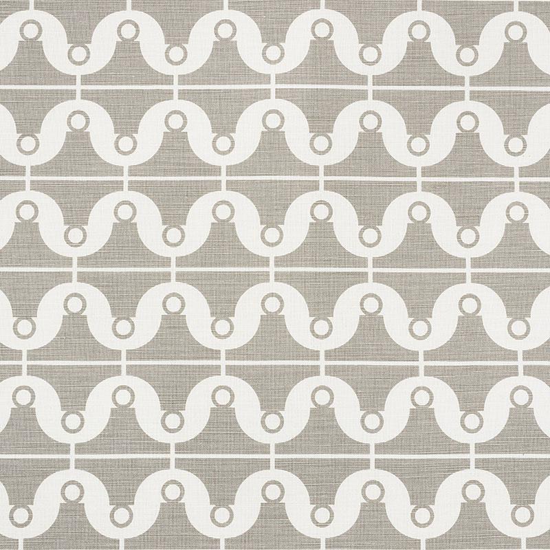 Schumacher London Bridge Taupe Fabric