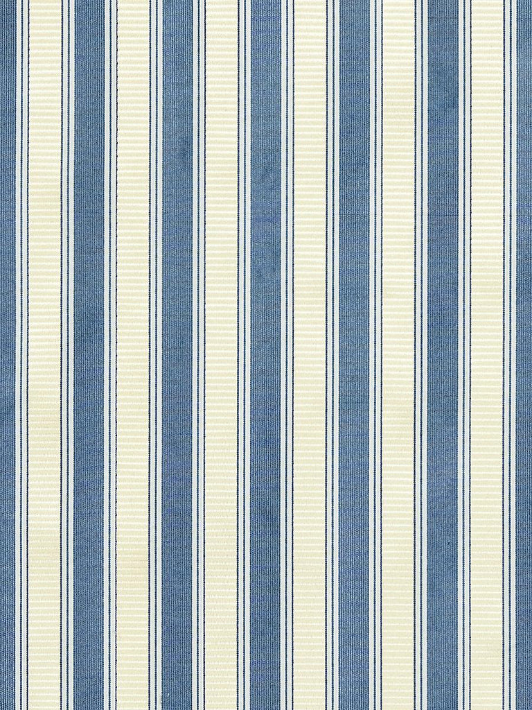 Scalamandre Shirred Stripe Lapis Fabric