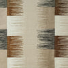 Schumacher Sunburst Stripe Embroidery Black & Neutral Fabric