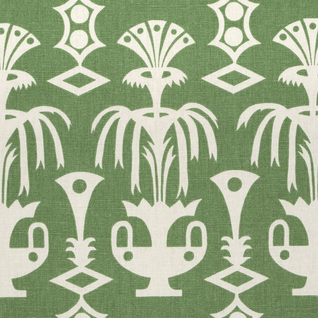 Schumacher Fountain Grass Green Fabric