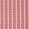 Schumacher Dagger Stripe Red On Pink Fabric