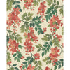 Cole & Son Bougainvillea Rouge/Olive Grn/Emerald/Crm Wallpaper