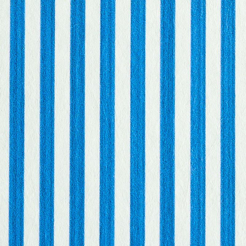 Schumacher Edwin Stripe Narrow Cobalt Wallpaper