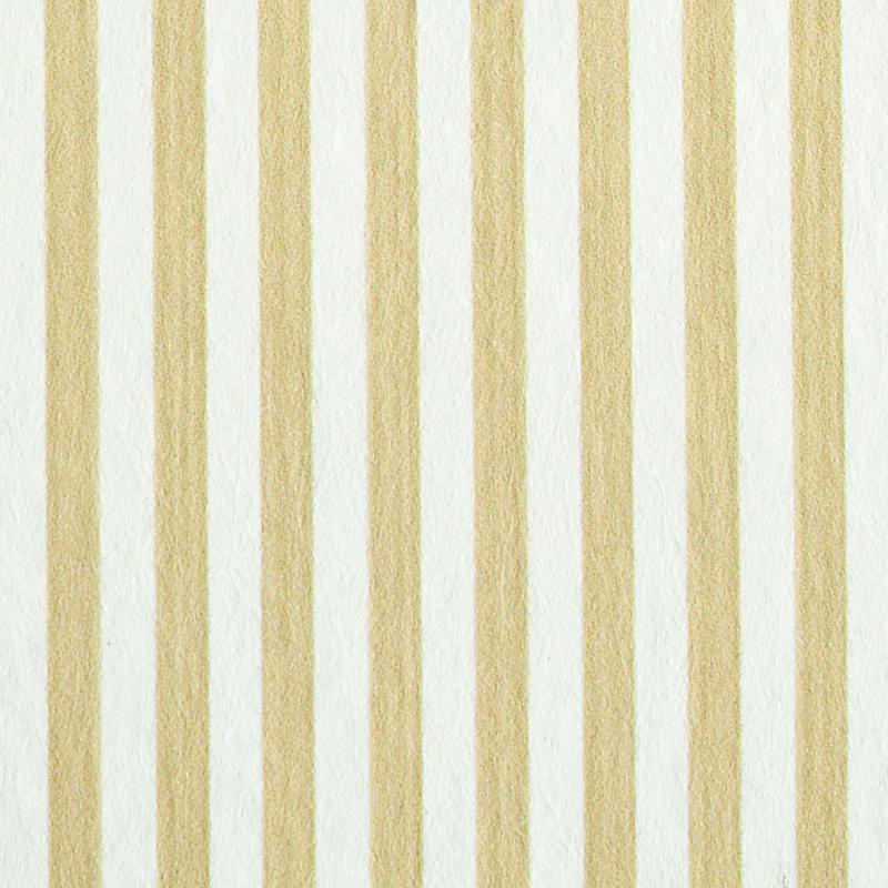 Schumacher Edwin Stripe Narrow Sand Wallpaper