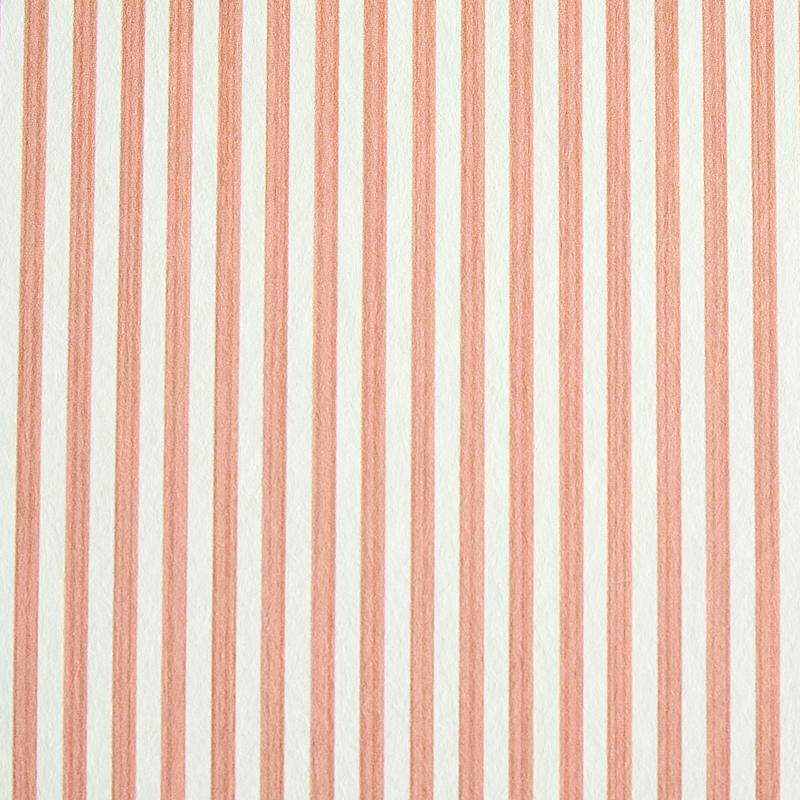 Schumacher Edwin Stripe Narrow Pink Wallpaper