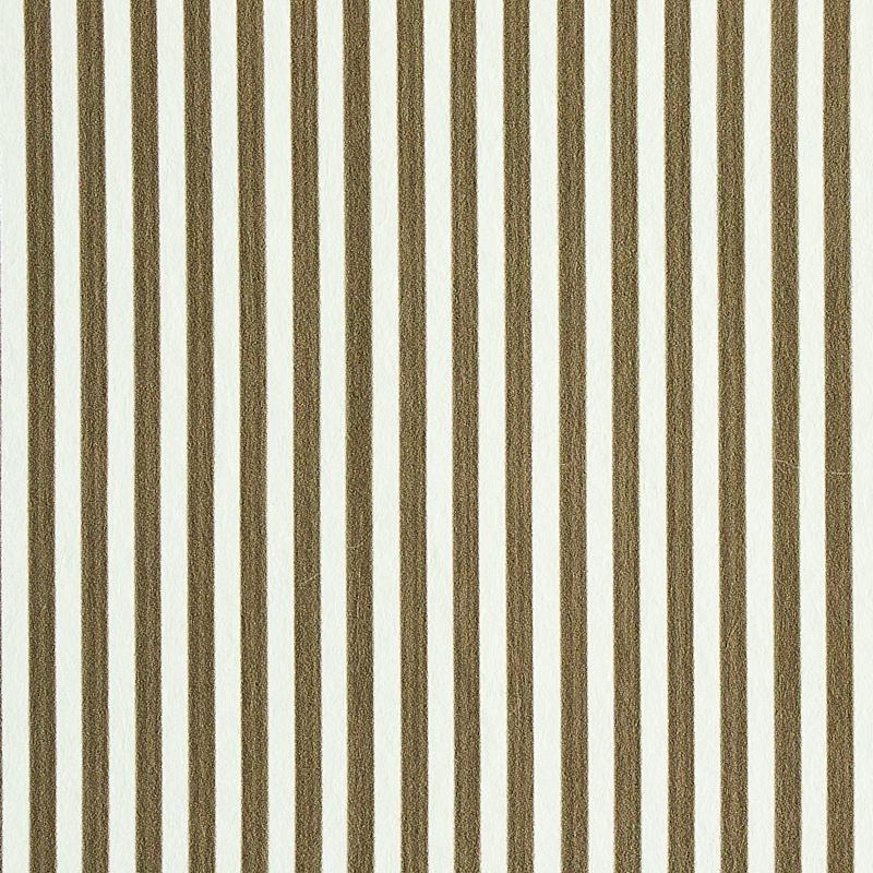 Schumacher Edwin Stripe Narrow Mushroom Wallpaper