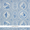 Schumacher Les Scenes Contemporaines Blue Wallpaper