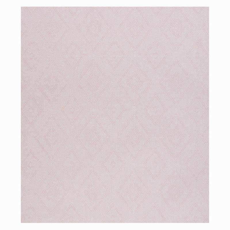 Schumacher Tortola Paperweave Pink Wallpaper