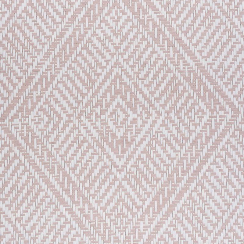 Schumacher Tortola Paperweave Pink Wallpaper