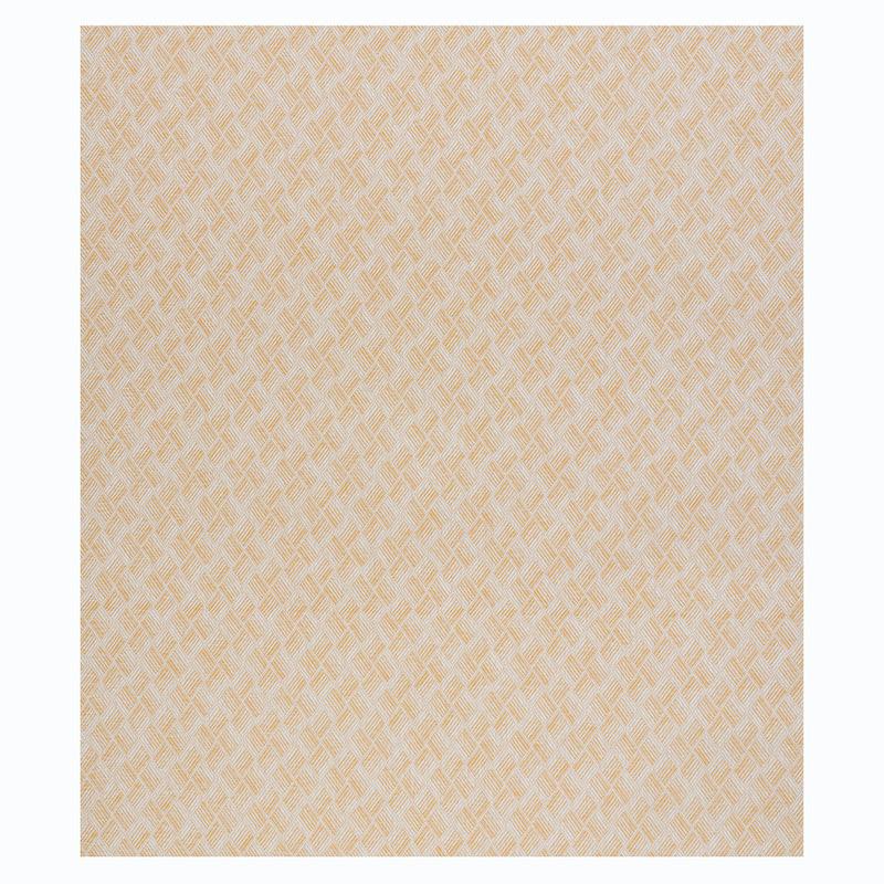 Schumacher Ashberg Paperweave Yellow Wallpaper