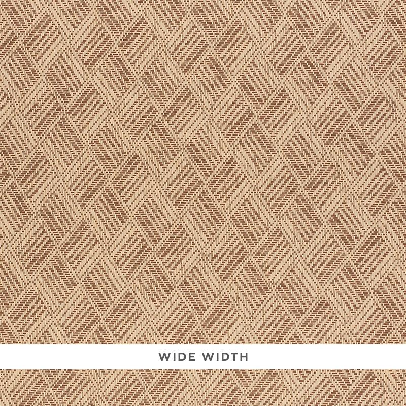 Schumacher Ashberg Paperweave Brown Wallpaper