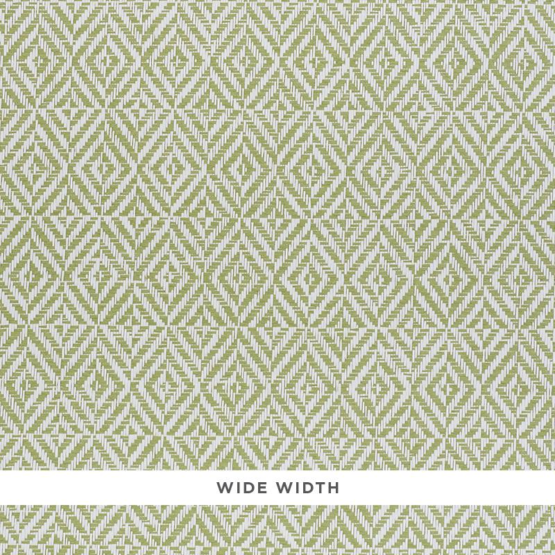 Schumacher Jubilee Paperweave Green Wallpaper