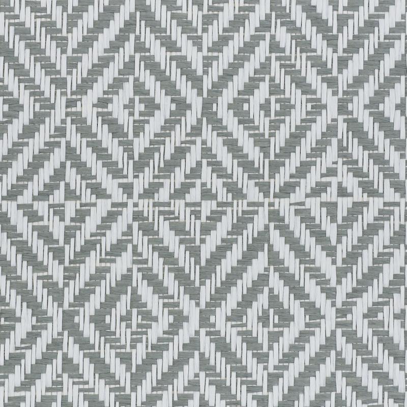 Schumacher Jubilee Paperweave Grey Wallpaper