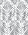 Seabrook Paradise Palm Daydream Gray Wallpaper