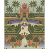 Cole & Son Alcazar Gardens Terracotta/Spring Gr/Multi Wallpaper