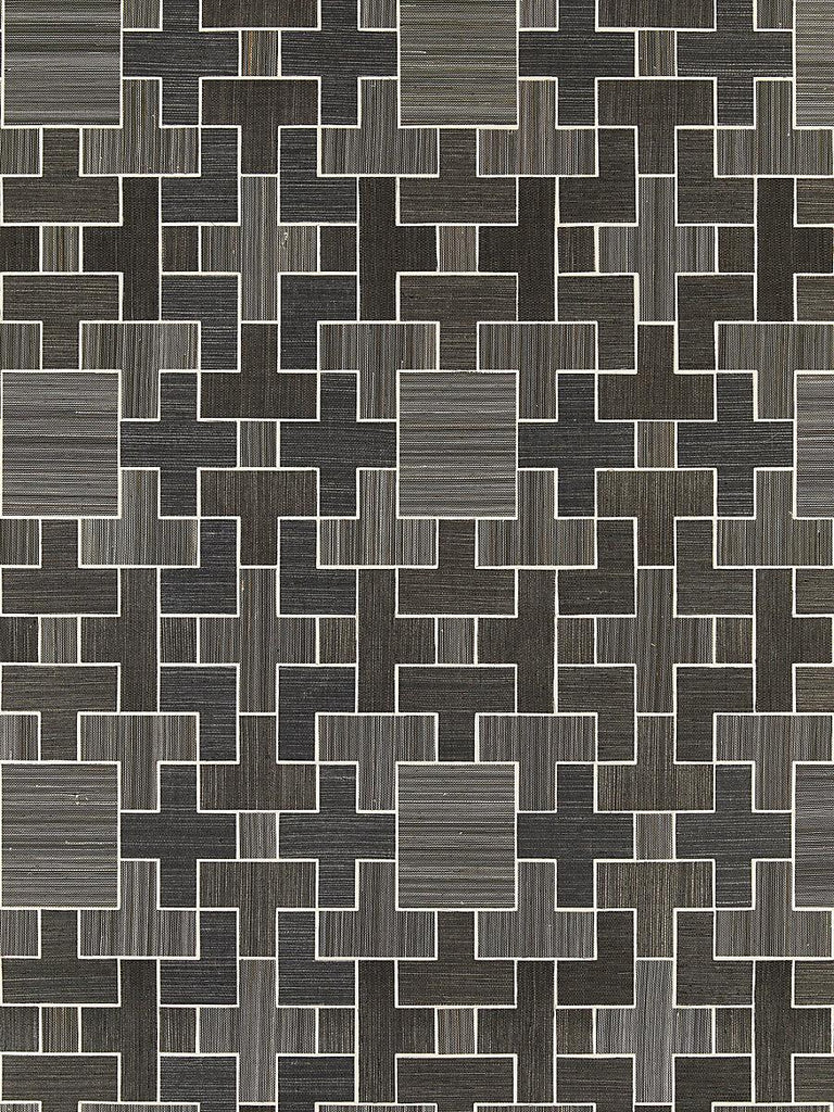 Scalamandre Allegro - Sisal Stone Wallpaper