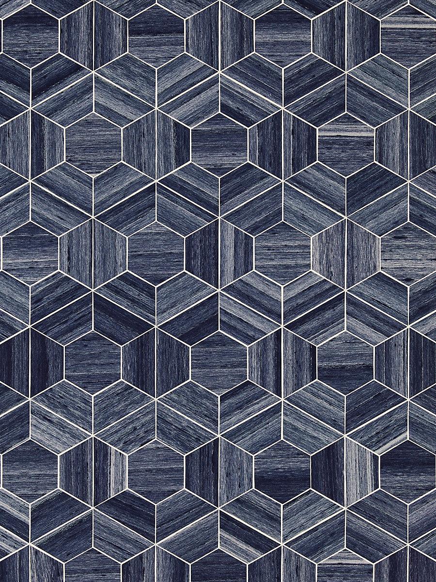 Black Triangles wallpaper - Honeycomb Design