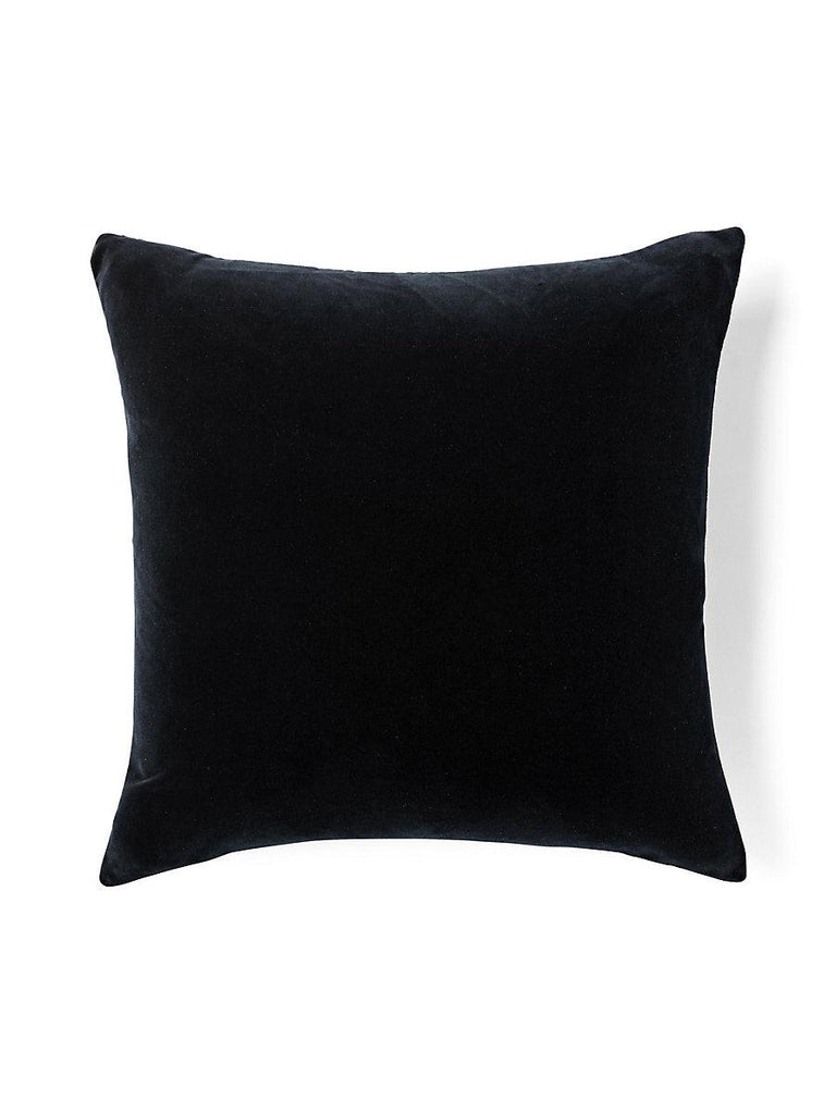 Scalamandre Tigre/Velvet Off-White & Black / Anthracite Pillow