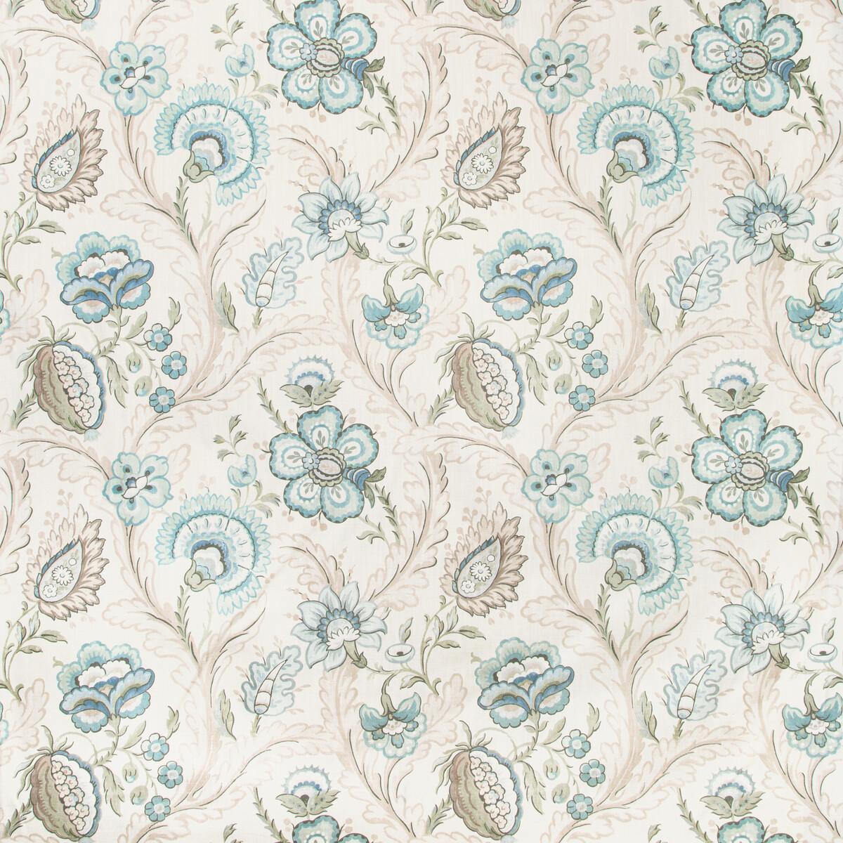 Lee Jofa Wimberly Print Aqua/Sage Fabric – DecoratorsBest